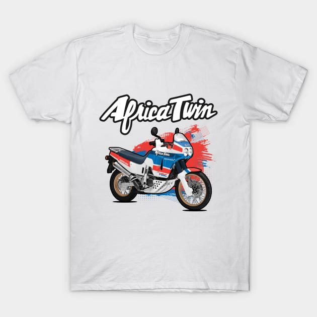 Africa Twin 750 T-Shirt by Tomislav Lozić